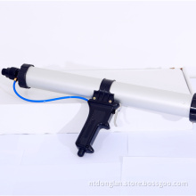 Professional 600ml Sausage Soft Pneumatic Caulking Gun Glass Glue Air Rubber Guns Tool With Control Valve